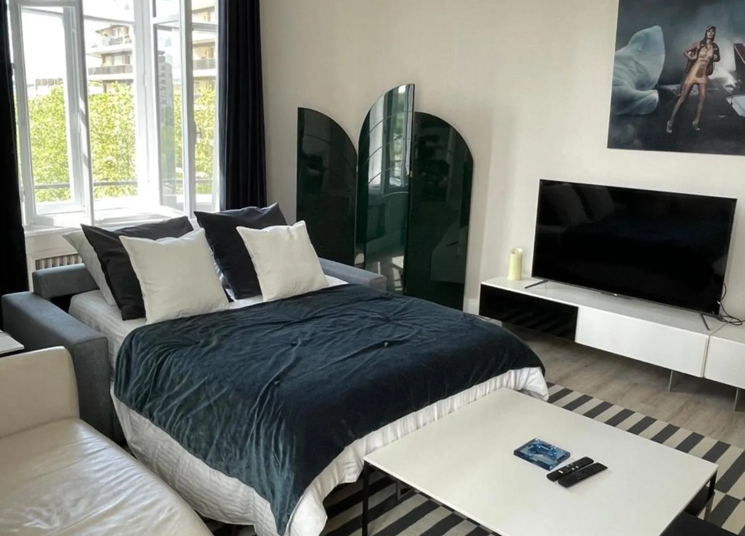 Chambre Dans Appartement Luxueux Paris 0*,